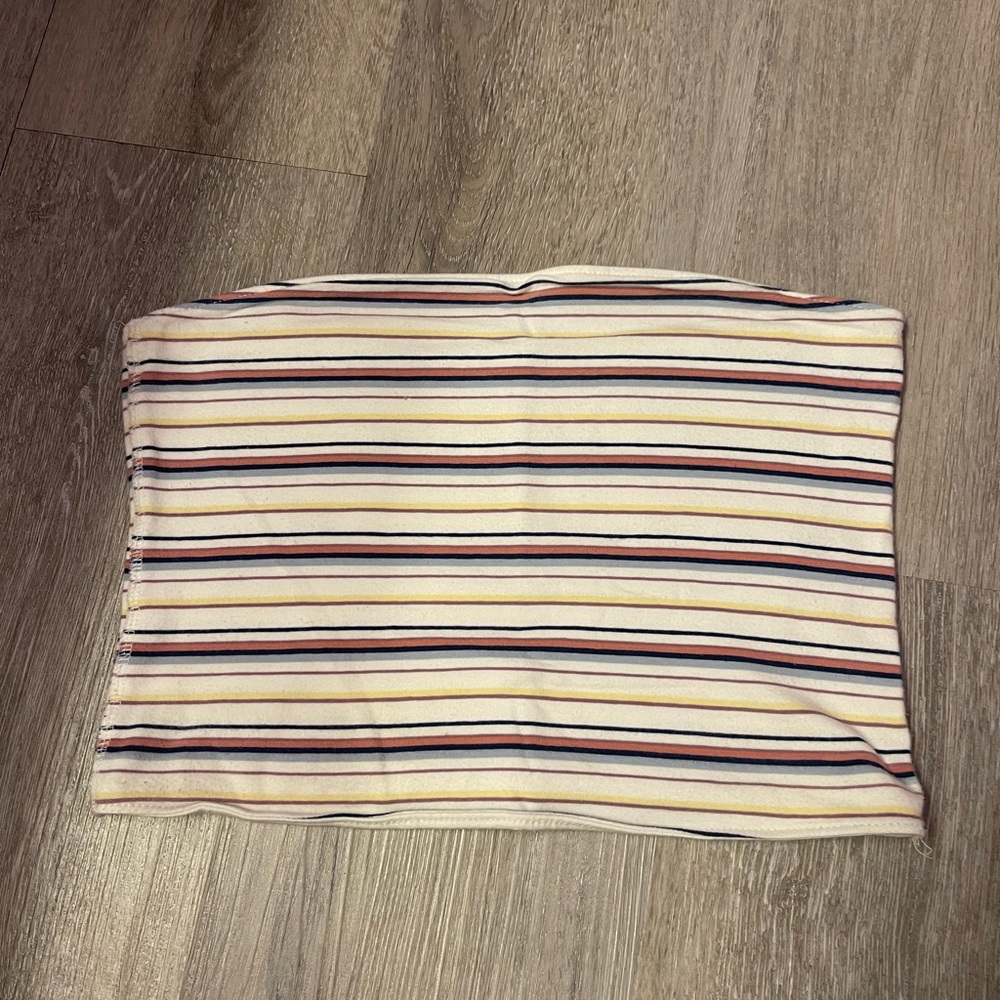 Striped tube top